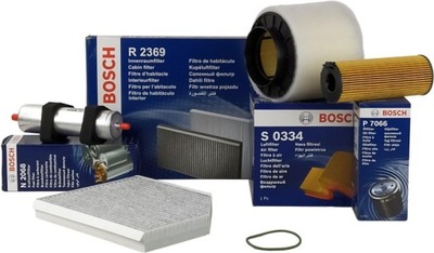 BOSCH JUEGO DE FILTROS AUDI A4 B8 A5 8T 2.7 3.0 TDI  