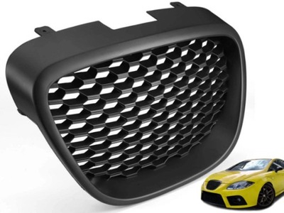 Решітка радіатора решітка радіатора решітка plaster стільники seat leon ii 1p toledo iii altea 5p 2004- фото №1