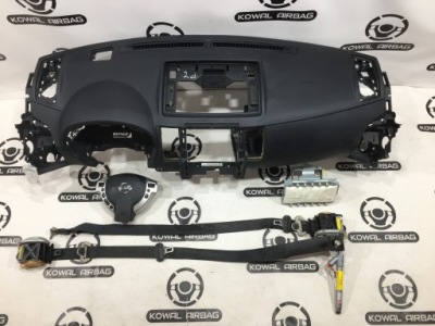 Nissan x-trail t31 панель приладів консоль подушка безпеки ремені фото №1