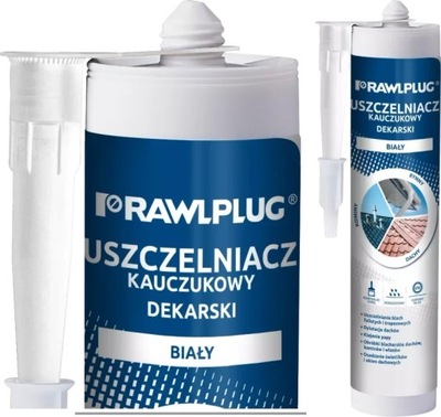 USZCZELNIACZ KAUCZUKOWY DEKARSKI BIAŁY 300ML RAWLPLUG