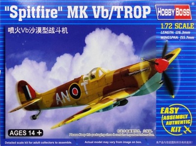 Hobby Boss 80213 Spitfire MK Vb Trop 1:72
