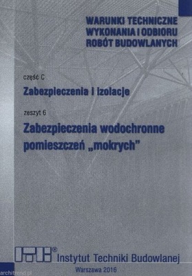 PIWNICE HYDROIZOLACJE WYMAGANIA WYKONANIE ODBIÓR