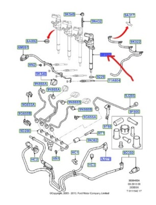 Форсунка 2.0tdci ford kuga focus mondeo c-max фото №1