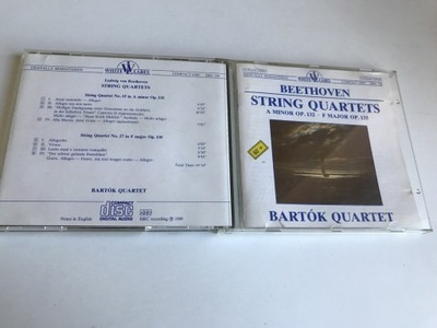 CD Beethoven String Quartets Bartok Quartet STAN 5/6