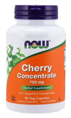 Now Foods Cherry Concentrate Wiśnia Super Owoc 90k