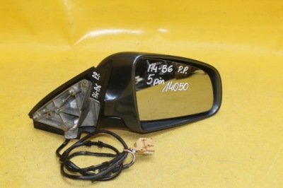 Зеркало наружное правый перед 5 pin a4 b6 фото №1