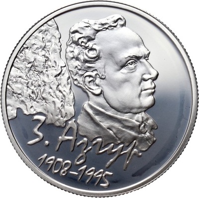 Białoruś, 10 rubli 2008, Zair Azgur