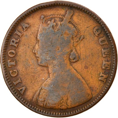 Moneta, INDIE BRYTYJSKIE, Victoria, 1/2 Anna, 1862