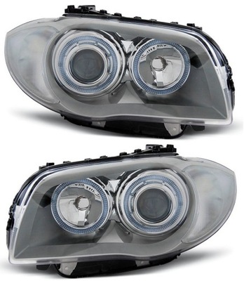 ФАРА ФАРА КОМПЛЕКТ ЛИНЗА H7 XENON-LOOK BMW 1 E81 E82 E87 E88 2004-2013