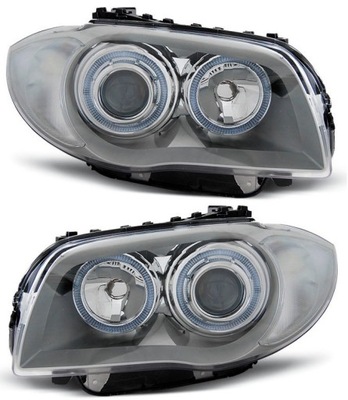 Фары лампы kpl кольца angel eyes тюнинг bmw 1 e81 e82 e87 e88 2004-13 фото №1
