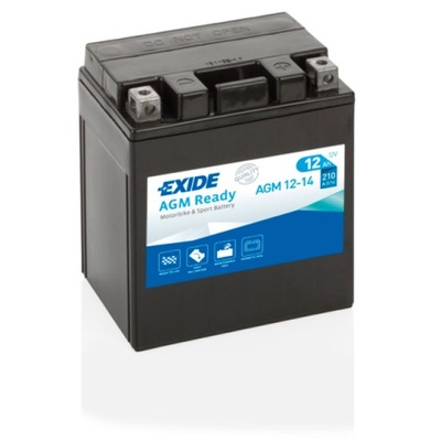 АККУМУЛЯТОР EXIDE 12V 12AH/210A AGM12-14