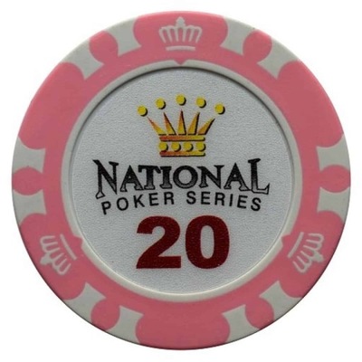 Mona Żeton The National Poker nominał 20 x25szt