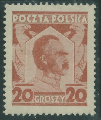 Polska PMW 20 gr. - Józef Piłsudski