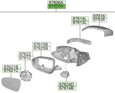 Дзеркало ліва hyundai tucson 2015-2018 фото №1