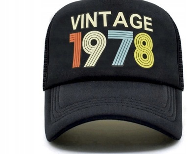 Vintage czapka typu Traker 1978 czapeczka