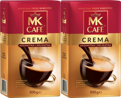 Kawa mielona MK Cafe Crema 500g x2