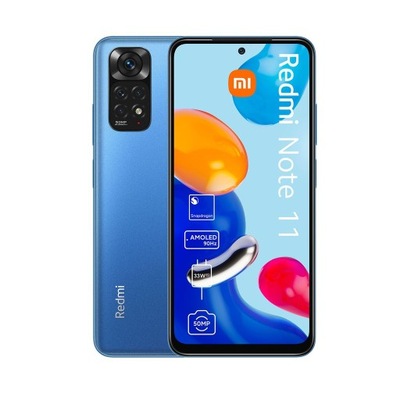 Niebieski smartfon Xiaomi Redmi Note 11 4GB/128GB