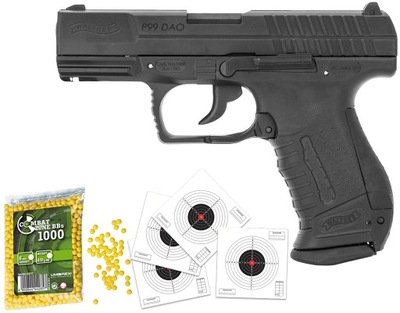 PISTOLET ASG Walther P99 DAO|CO2|520 fps|1000KULEK