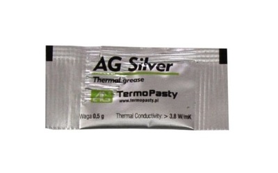 Pasta termoprzewodząca AG Silver >3.8W/mk 0,5g