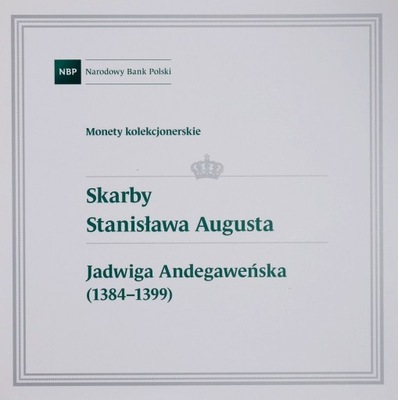 Folder Skarby Stanisława Augusta - Jadwiga Andegaweńska - język polski