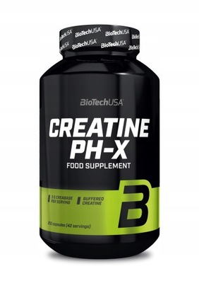 BIOTECH USA CREATINE PH-X 210 KAPS KREATYNA SIŁA