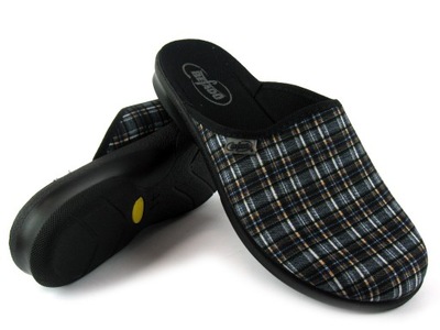 KAPCIE PANTOFLE MĘSKIE BEFADO 548M040 PL CIAPY WYGODNE DOMOWE LACZKI 44