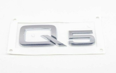 EMBLEMA INSIGNIA LOGOTIPO TAPA DE MALETERO PARTE TRASERA AUDI Q5 CROMO  