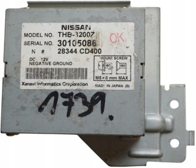 Модуль аудио навигации nissan 350z 28344cd400 фото №1