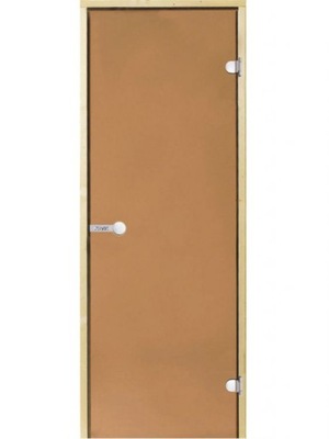 Drzwi do sauny szklane Harvia (brązowa tafla) 7x19