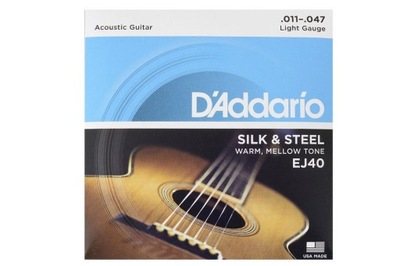 D'ADDARIO EJ40 struny 11-47 silk and steel