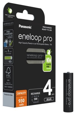 Akumulatorki R03 / AAA Panasonic Eneloop 930mAh