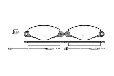 REMSA ZAPATAS DE FRENADO CITROEN XANTIA 3.0 I 24V (X  