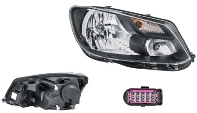 Фара лампа правый vw caddy 3 13- hella фото №1