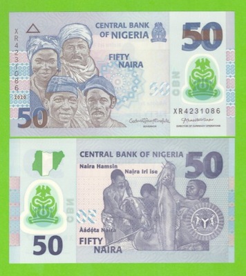 NIGERIA 50 NAIRA 2020 P-40 UNC