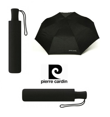 Pierre Cardin parasol męski automatyczny czarny składany