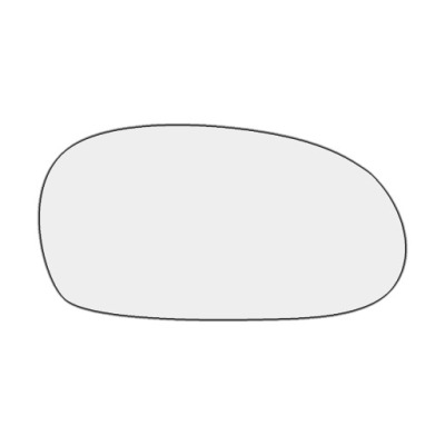 Скло/дзеркало kia sephia 1997-2003 2002 2001 2000 фото №1