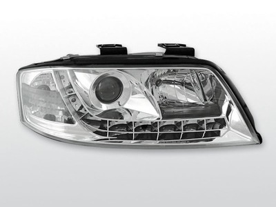 FAROS PARTE DELANTERA REJILLAS - AUDI A6 C5 97-01 DAYLIGHT CROMO  