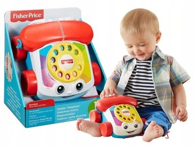 FISHER PRICE TELEFON DLA GADUŁKI telefon z słuchawką dla maluszka FGW66