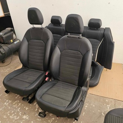 Alfa romeo giulia сиденья сиденье обивка середина полукожа фото №1