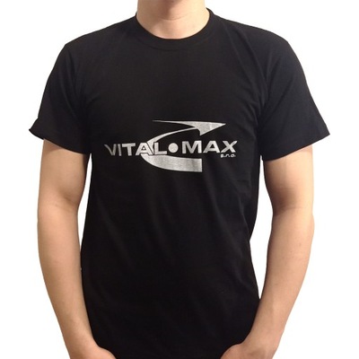 VITALMAX T-SHIRT JHK KOSZULKA REKLAMOWA NR 2 WYPRZEDAŻ ROZMIAR L