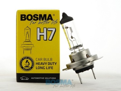 LUZ HALOGENOWA BOSMA H7 24V 70W 5024067KLLHD 6777 HEAVY DUTY LONG LIVE  