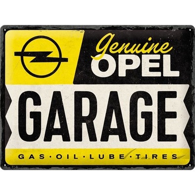 PLACA PLAKAT 30X40 OPEL GARAGE 23315  