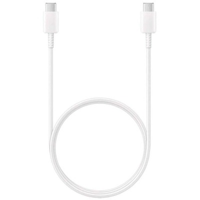 Kabel Typ-C - Typ-C Biały Oryginalny Samsung, 1 Metr EP-DG977BWE