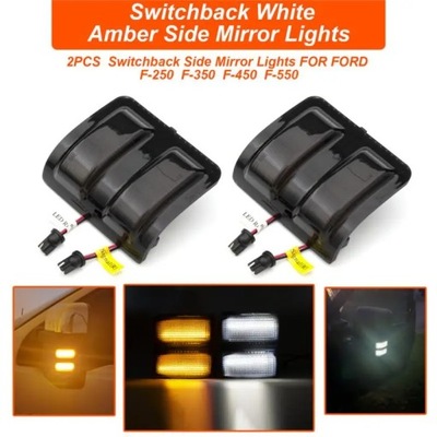 ALE PLYNACE LADO LUCES LUSTRZANE PARA 08-16 FORD F250 F350 AUTO ACCESORIOS  