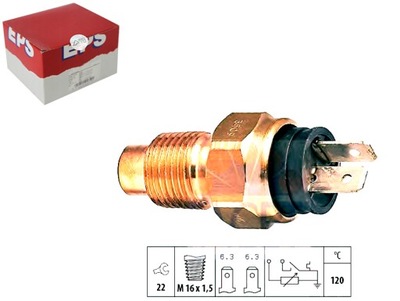 Датчик температуры жидкость радиатора [eps] фото №1