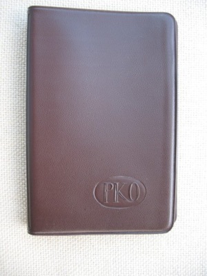 BANK PKO stary NIEUŻYWANY NOTES Z REKLAMĄ PRL