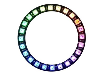 Pierścień świetlny 24 LED RGB WS2812 5050