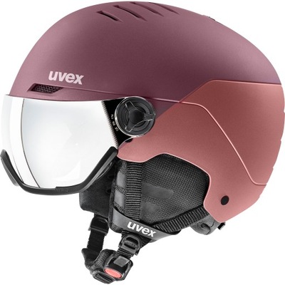 Kask narciarski UVEX Wanted Visor Rose 54-58cm