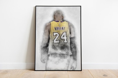 Grafika Ku pamięci Kobe Bryant Koszykówka NBA A3