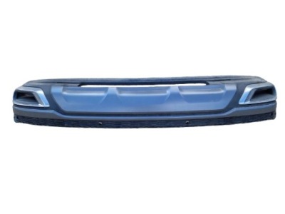 Диффузор накладка спойлер бампера задняя audi q7 ii 4m фото №1